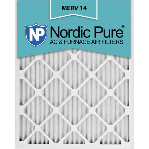 Nordic Pure 21x21x1 MPR 1900 Maximum Allergen Reduction Replacement AC Furnace Air Filters 12 Pack 